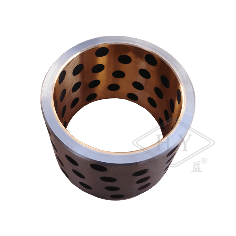 HYB64S Steel-Based Copper Alloy Inlaid Solid Lubricated Bearing